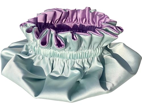 Image of AKISS Baby Infant Newborn Toddler Satin Silk Hair Bonnet for Baby Girl Boy Sleeping Kids Cap Hat
