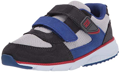 Stride Rite Boys' Made2Play Kash Athletic Sneaker, Grey Multi, 9 M US Toddler