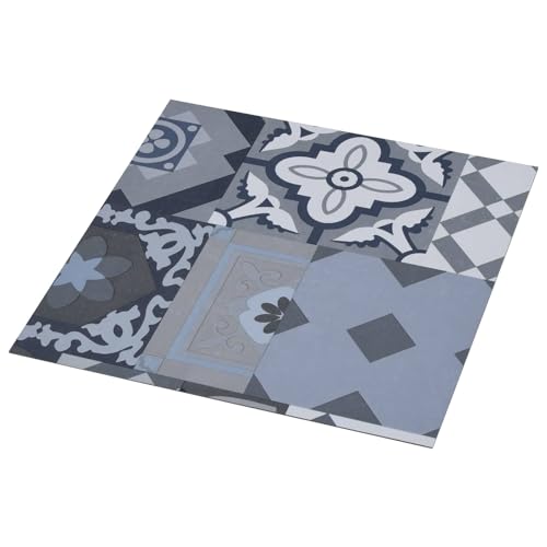 Tablones autoadhesivos de PVC Mangloder de 30,5 x 30,5 cm efecto madera para suelo de salón 2