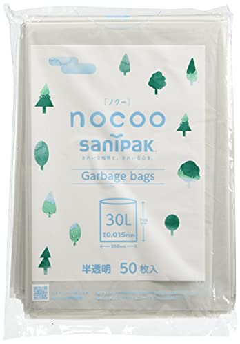日本サニパック NOCOO 30L雑色半透明 50枚 CN35