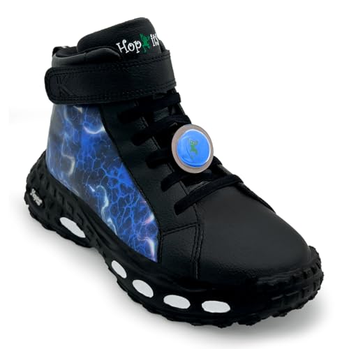 Image of KazarMax Hopits Kids Boys and Girls Ankle Length | High Top | Slip-on Sneakers Shoes | Lightweight | Outdoor Shoes Collection