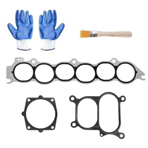 Image of Intake Manifold Gasket Set, for Infiniti I35 2002-2004, for Nissan Altima SE /Maxima /Murano /Quest, 2002-2009, 3.5L, OE MS96471, MS19260, 140328J105, 140328J10A, 01072100, AMS5542