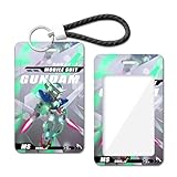 [ZimyFuntoy] 機動戦士ガンダム ガンダムエクシア IDカードホルダー 薄型多機能 カードケース 社員証ICカードケース 学生証名札ケース 銀行カード収納 通勤通学携帯便利 クリスマスプレゼント 萌えデザイン カードカバー