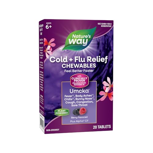 Nature's Way Cold+Flu Relief, Umcka, Shortens Duration and Reduces Severity,