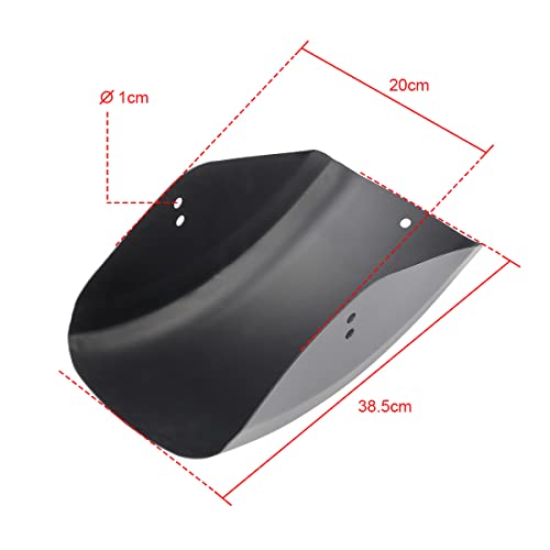 Motorcycle Rear Fender Splash Guard Fit For For Harley Bobber Sportster 883 1200 (Glossy Black) #TOP6
