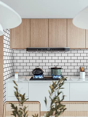 White Brick Wallpaper White Trellis Wallpaper White Subway Wallpaper White Tile Wallpaper Peel And Stick Wallpaper Self Adhesive On Kitchen Backsplash Removable Wall Covering 17.7”×78.7” #TOP4