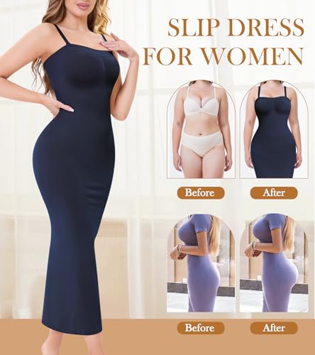 Image of Strapless Slip for Under Dress Long Shapewear Dress for Women Tummy Control