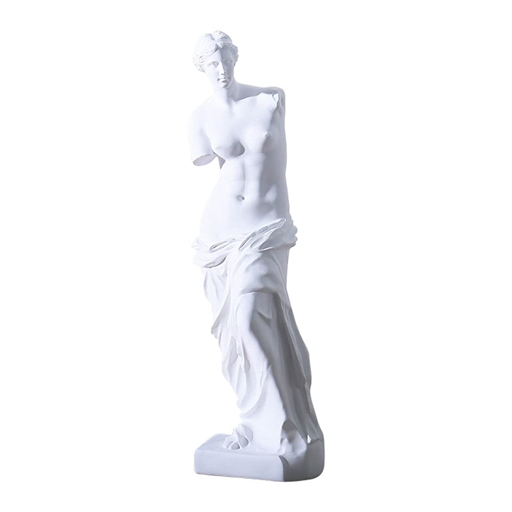 LYEAA Estatua de resina con brazo roto Venus De Milo Ornaments escultura decoración del hogar oficina