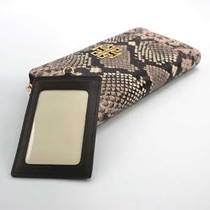 Amazon | [トリーバーチ] 長財布 ブリッテン スネーク エンボス加工