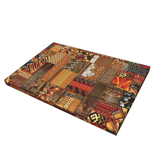Tableau patchwork africain de qualité supérieure, art moderne sur toile - 2