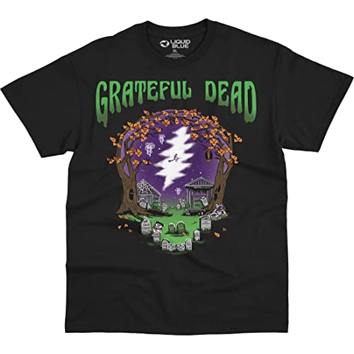 Liquid Blue Unisex-Adult Standard Dead Grateful Graveyard