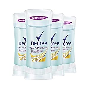 Degree Advanced MotionSense Antiperspirant Deodorant 72-Hour Sweat And Odor Protection Sexy Intrigue Antiperspirant…