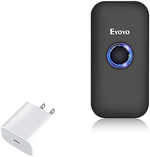 BoxWave Charger Compatible with Eyoyo Mini Portable Barcode Scanner - PD GAN miniCube (30W), 30W Tiny PD GAN Type-C Wall Charger - Winter White