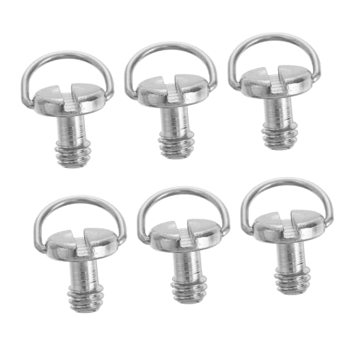 HOMSFOU 6pièces Adaptateurs De Vis D- Pliables Pouce pour Trépieds Et Monopodes Accessoires Universels pour Fixation De Caméra