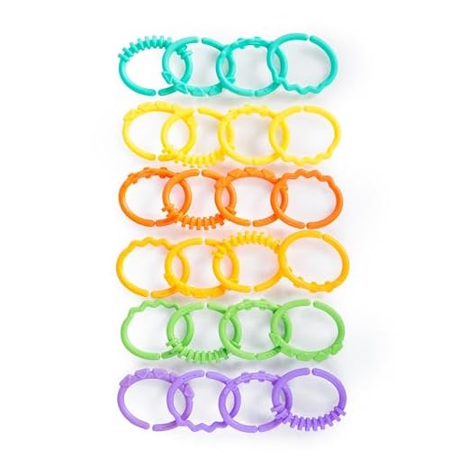 Bright Starts 8664 Anneaux Multicolores Fun Links