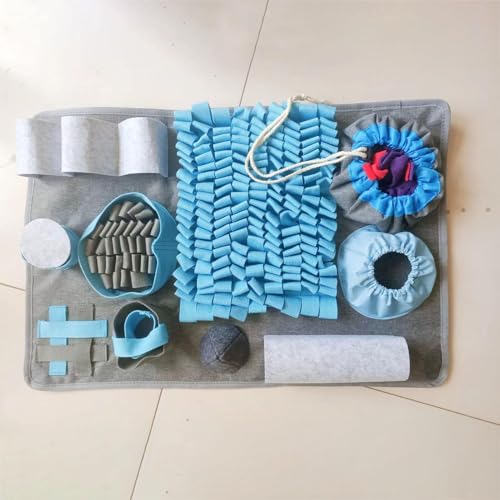 Tapete para cheirar cães, Tapete para cheirar para filhotes,Tapete de forragem para cães quadrado |