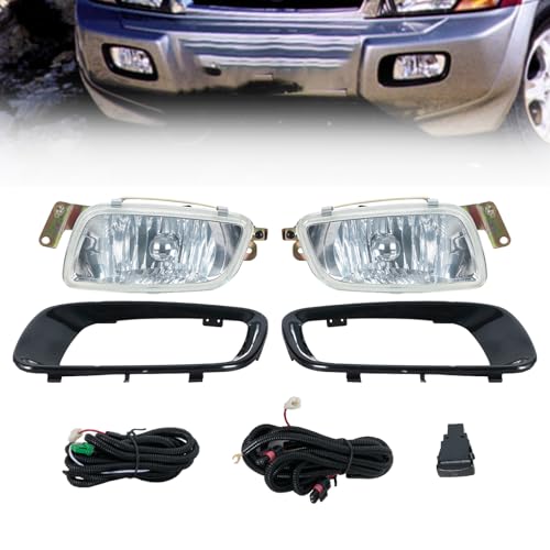 JESYMBX Front Bumper Fog Light For Mitsubishi Pajero Montero V73 V75 V77 2000-2003 Daytime Running Lamp Set