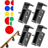 gabare argentat Durabilité Garantie et Fiable: Cet ensemble de gabarits de menuiserie dispose d'un revêtement résilient résistant aux dommages qui renforce son intégrité structurelle, offrant une fiabilité à long terme lors de sessions de bricolage intensives, et s'avère pour les amateurs de DIY et les constructeurs professionnels effectuant des tâches répétitives, avec une stabilité durable pour des projets comme l'assemblage de meubles.