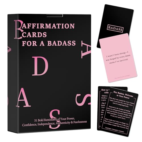 underbartliv Affirmation Cards For Women, Inspirational Gifts For Girl, Daily