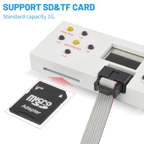 Módulo de control offline CNC con ajuste manual de ejes para grabado autónomo 6