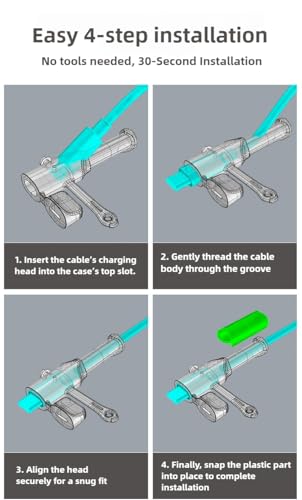 Charging Cable Protector 6 Sets (12pcs) Compatible with Lightning Cord - image 7