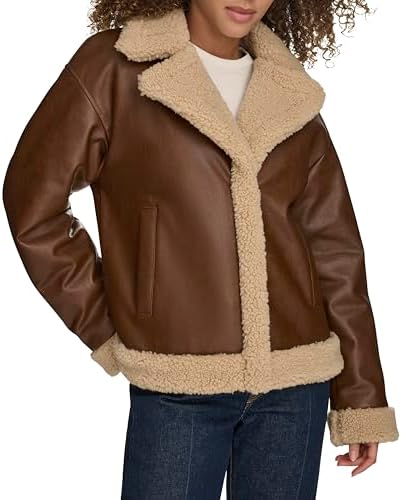 Levi's Women's Faux Leather Sherpa Lined Moto Jacket