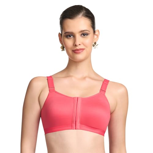 Image of TRYLO Cotton Riza Women's Non-Padded Non-Wired,Full Coverage,Seamless Front Open Bra
