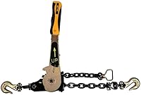 Vista 10 de Mytee Products Tensor de Cadena con Trinquete Fácil de 1/4" - 5/16" con Ganchos de Agarre y 2500 lbs WLL - Tensor de Carga con Trinquete de Amarre