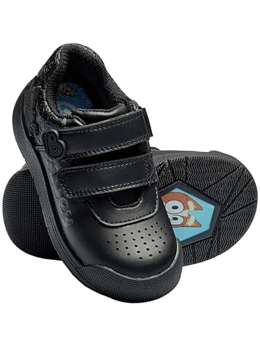 BlueY Chaussures Garçon, Basket Garcon Bingo, Chaussure Enfant Garçon L'école, Noir 30
