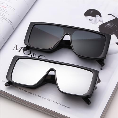 Lunettes de soleil rétro à grande monture pour vos sorties et voyages