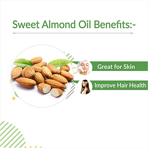Image of Crysalis Sweet Almond (Prunus Amygdalus) Oil |100% Pure & Natural Undiluted Essential Oil organic Standard /Cold Pressed For Body & Face Oil Reduces Puffiness & Undereye Dark Circles Skin Toner -15ml