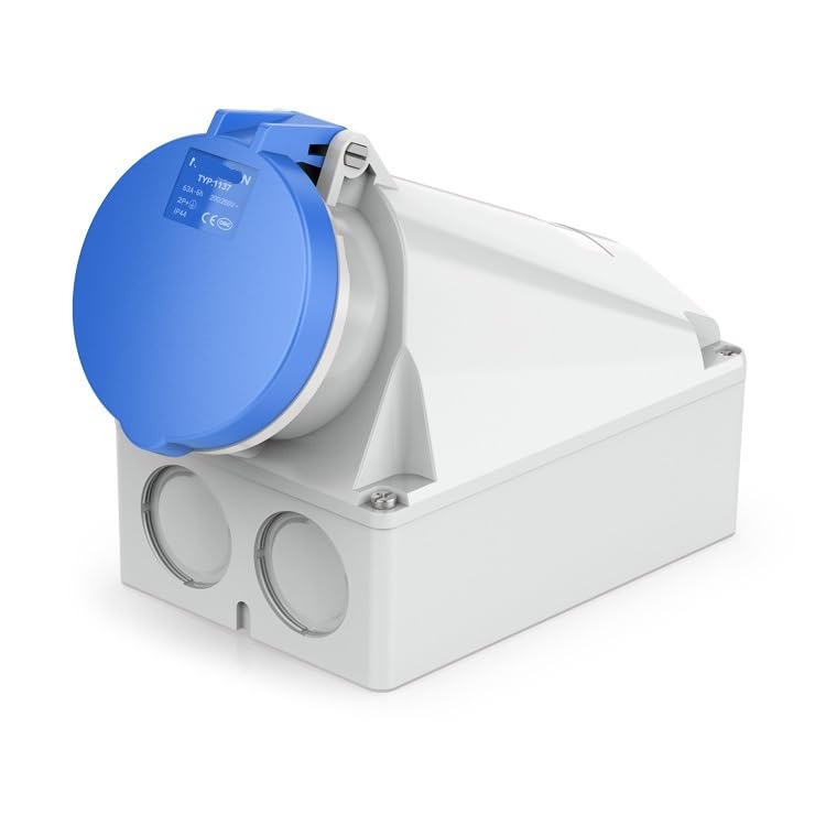 Mounted Industrial Socket IP44 Outdoor Aviation 16A 32A 63A(32A 5P IP44)