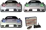 FLASHTECH for Acura NSX 02-05 V.3 Fusion Color Change RGB Multi Color LED Halo Ring Headlight Kit with WiFi Remote