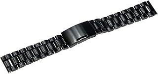Stainless Steel Watch Strap Stainless Steel Watch Band 24mm Black Elbow Classic 24mm Stainless Steel Watch Band Watch Band 24mm Stainless Steel Watch Band