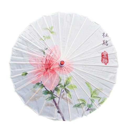 Parasol tradicional chino Perfeclan B de bambú y tela para danza 7