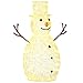 Produktbild Outsunny 90cm Weihnachtsbeleuchtung Weihnachtslichte Schneemann-Leuchte mit 100 LEDs Weihnachtsschmuck Weihnachtsdeko Wasserdicht Funkeln Warm Weiß für Innen Außen
