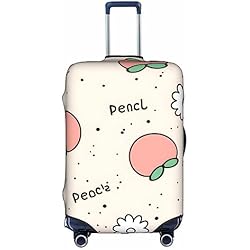 Cuties Maletas Peachy Cutie protege tu equipaje con nuestra exclusiva funda protectora para maleta, ideal para viajes y viajes de negocios, Peachy Cutie, S
