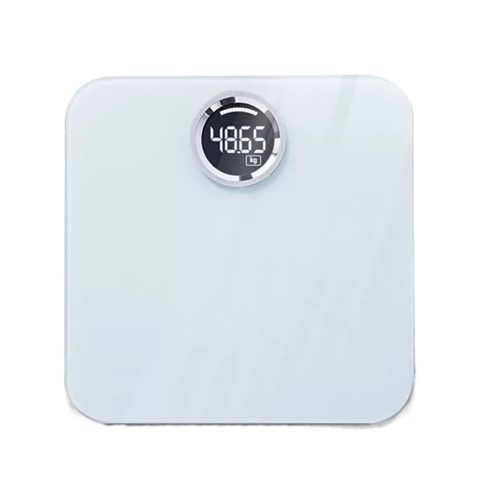 Báscula De Baño Pantalla Grande, Electrónica Inteligente Cristal Con LCD, Grasa Corporal For Suelo, Peso Digital For Equilibrio Preciso FáCil De Leer(White)