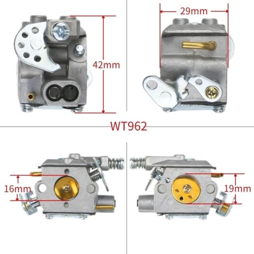 Carburador para Zama Walbro WT962 motosierra de 25cc y 31cc 5