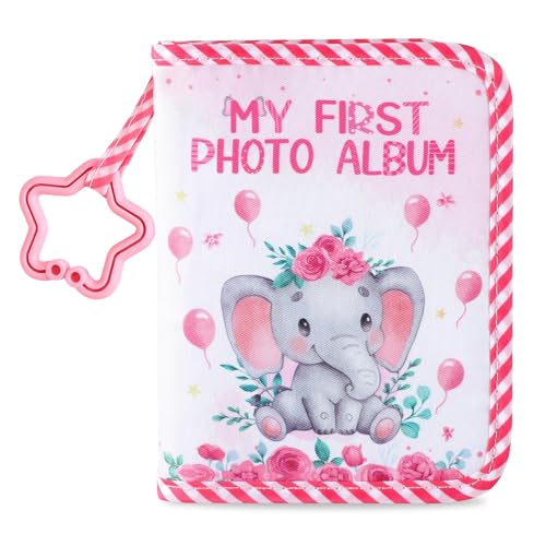 Baby's My First Family Album Soft Photo Cloth Book Pink