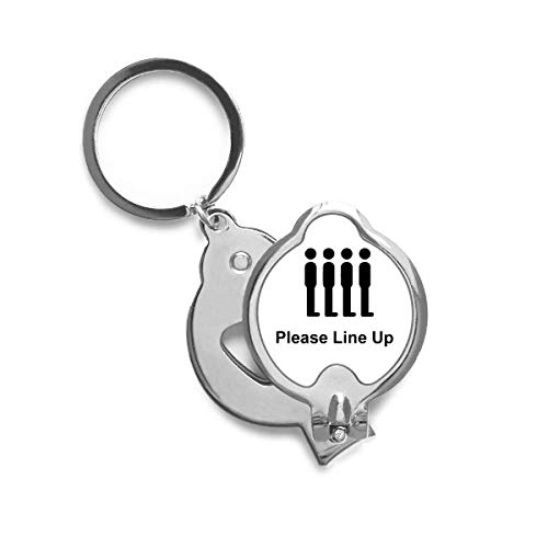 Coupe-ongles noir compact S'il vous plaît Alignez Symbole pour le voyage