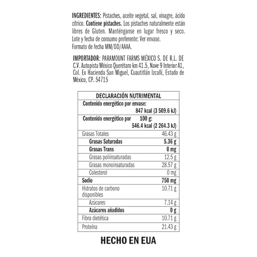 Image of Wonderful Pistachios No Shells, Sea Salt & Vinegar Nuts, 5.5 Ounce Resealable Bag, Protein Snacks, Vegan Snacks, Healthy Snacks for Adults (Pack of 10)