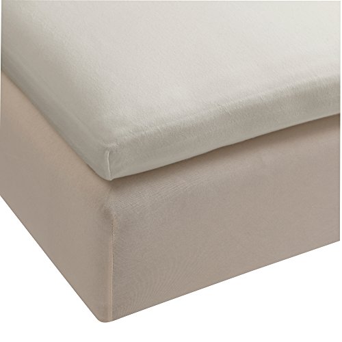 Beddinghouse Jersey Split-Topper-Spannbettlaken / 180*200/210 cm / Beige