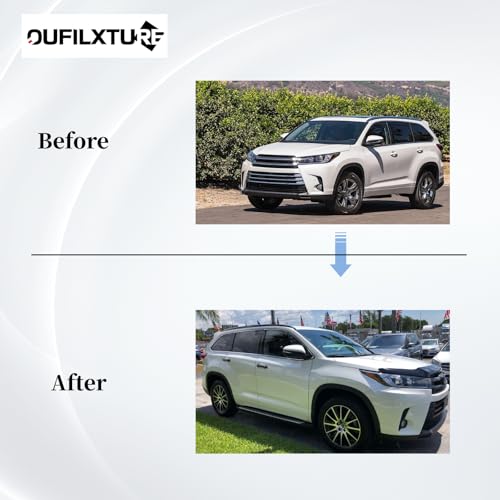 Estribos laterales para Toyota Highlander 2014-2019 aluminio miniatura 2