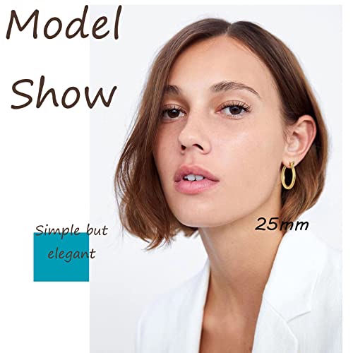 Sfoni Orecchini a cerchio da donna, in argento