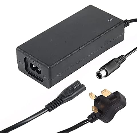 NAVESO Electric Scooter Charger, 42V 2A Power Supply Adapter for Xiaomi M365/Pro 2, Pure Electric Scooter Charger, Charger UK PLUG with LED Indicator, Drifting Board, Electric Bike, Unicycle Cover