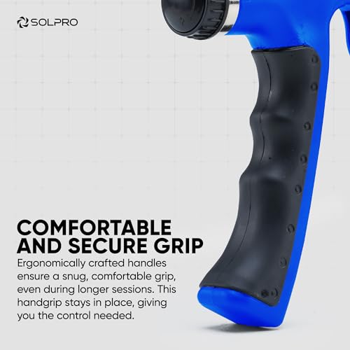 Image of Solpro Velgrip Adjustable Hand Grip Strengthener with Mechanical Counter for Men & Women | Adjustable 5 to 60 kg Resistance | Forearm, Wrist & Finger Strengthener | Home, Gym Workouts