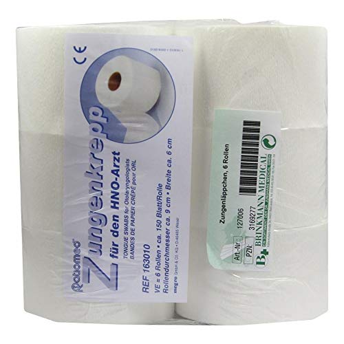 Crépon zungen läppchen haut de gamme 6 rouleaux texture supérieure