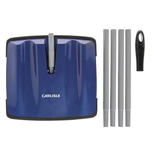 Image of Carlisle FoodService Products Duo-Sweeper Floor Sweeper, 12 inch, Blue (Pack of 4)