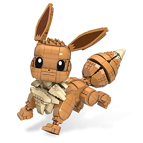 MEGA Construx GMD34 - Pokémon Jumbo Evoli (30cm), Bauset mit beweglicher Figur, Spielzeug ab 10 Jahren – Bild 4